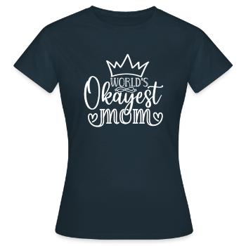 Meilleur anniversaire de la fête des mères Mignon Mama drôle - T-shirt Femme - marine - Devant - AI Model Female 172 dark (172cm)