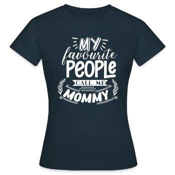 Meilleur anniversaire de la fête des mères Mignon Mama drôle - T-shirt Femme - marine - Devant - AI Model Female 172 dark (172cm)