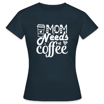 Best Mom Mothers Day Mum Birthday Mama Mother - Women's T-Shirt - navy - Front - AI Model Female 172 dark (172cm)