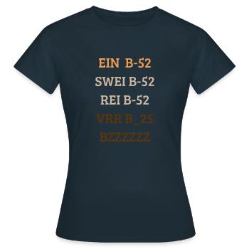 B-52 cocktail - Women's T-Shirt - navy - Front - AI Model Female 172 dark (172cm)