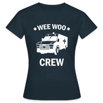 Ambulancier ambulancier ambulancier - T-shirt Femme - marine - Devant - AI Model Female 172 dark (172cm)