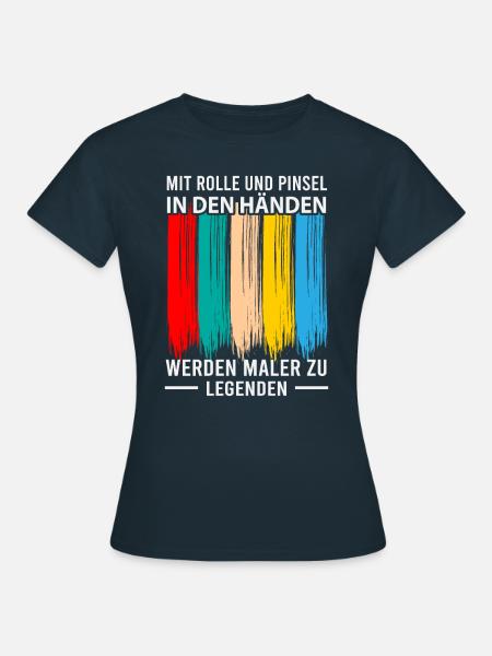 Maler Malermeister - Frauen T-Shirt - Navy