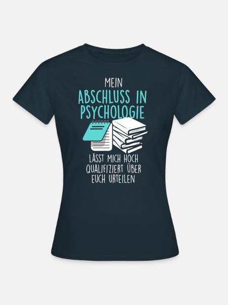 Psychologie Studium - Frauen T-Shirt - Navy
