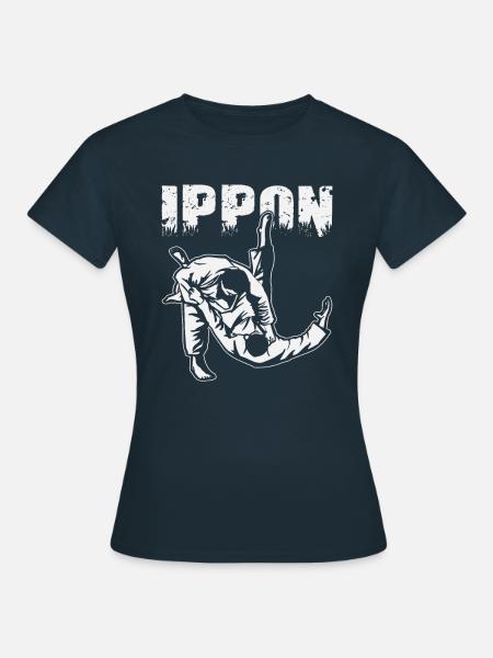 Judoka Judo - Frauen T-Shirt - Navy