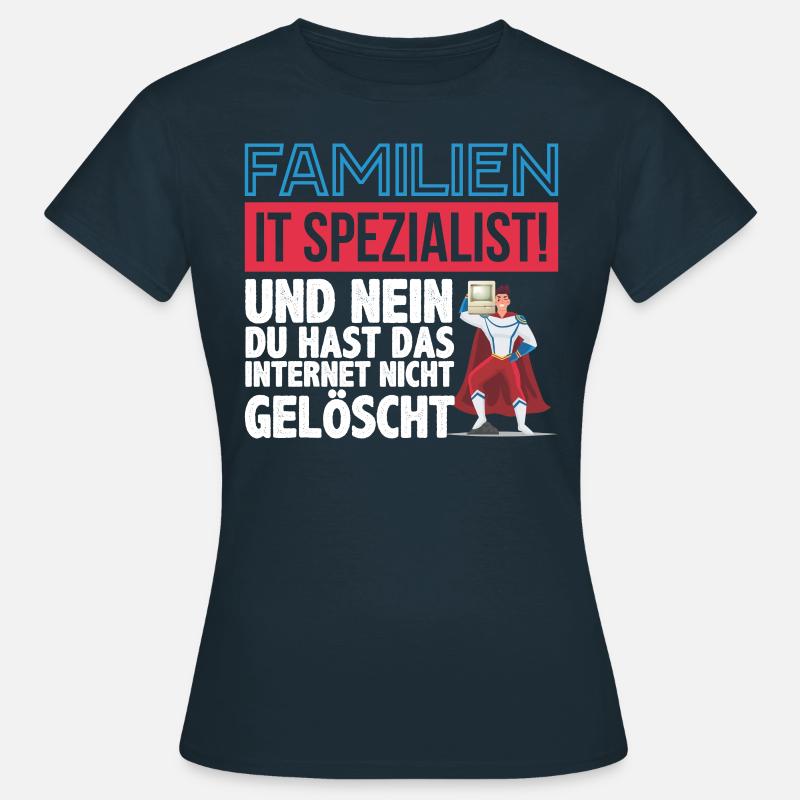 Programmierer Informatiker - Frauen T-Shirt - Navy