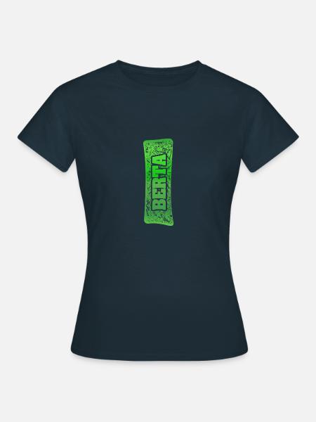 Geburtsname Berta - Frauen T-Shirt - Navy