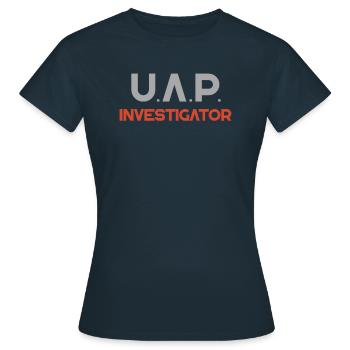 Uap Expert Alien Hunter Ufo - T-shirt Femme - marine - Devant - AI Model Female 172 dark (172cm)