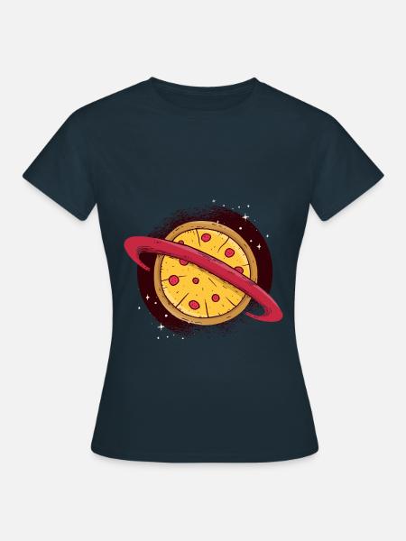 Pizza - Frauen T-Shirt - Navy
