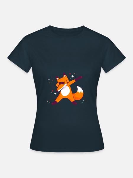 Fuchs - Frauen T-Shirt - Navy