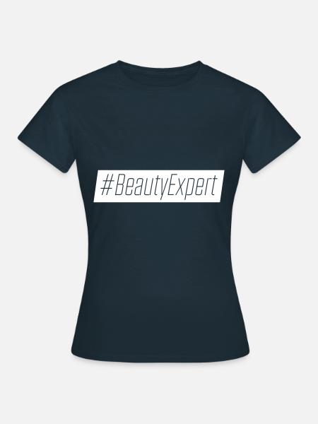 Schönheits Experte - Frauen T-Shirt - Navy