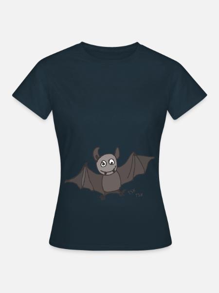 Fledermaus - Frauen T-Shirt - Navy