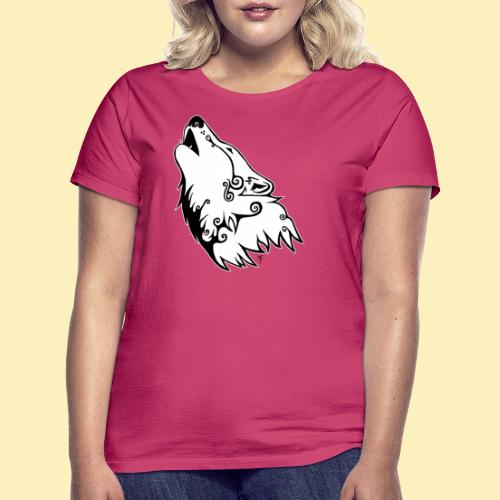 Le Loup de Neved (version contour blanc) - T-shirt Femme