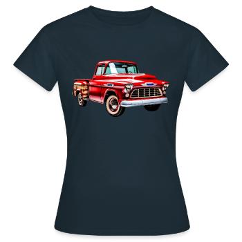 Camion 2 - T-shirt Femme - marine - Devant - AI Model Female 172 dark (172cm)