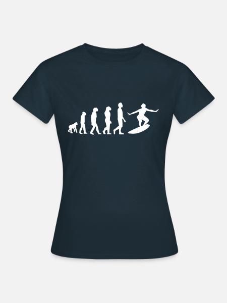 Evolution Surf Surfer - Frauen T-Shirt - Navy