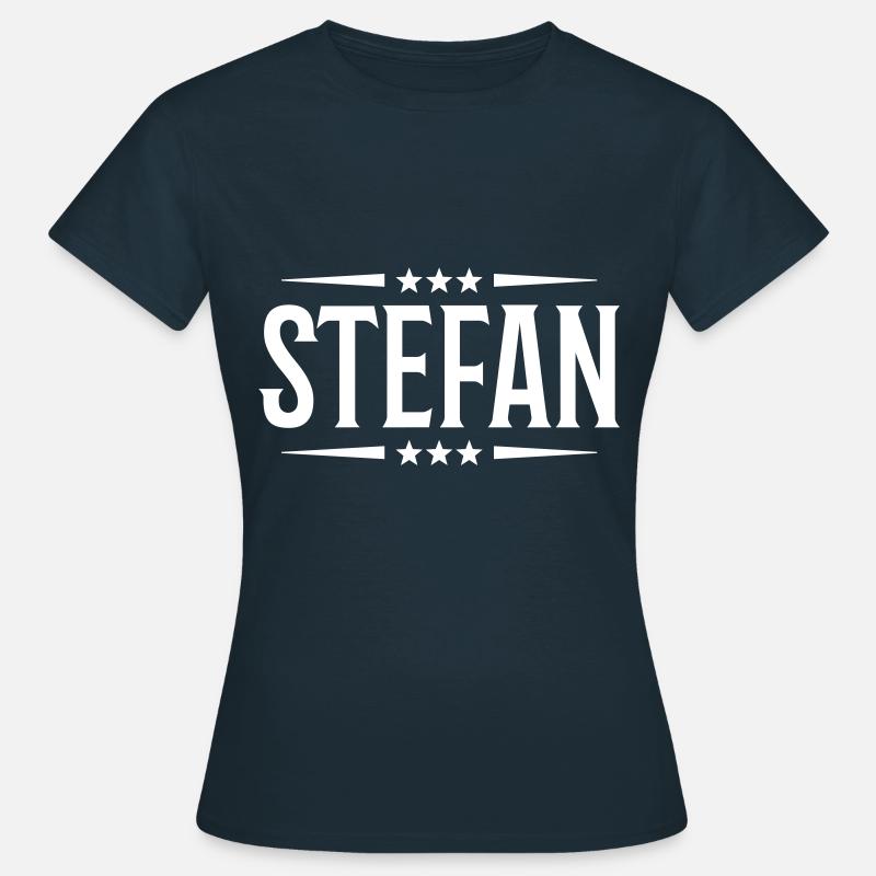 stefan name - Women's T-Shirt - navy