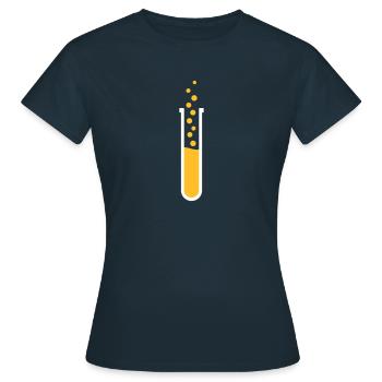 Chemistry - Women's T-Shirt - navy - Front - AI Model Female 172 dark (172cm)