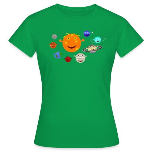 the solar system 1 png - Women's T-Shirt