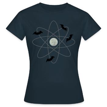Bat Bat Wing Bats - Women's T-Shirt - navy - Front - AI Model Female 172 dark (172cm)