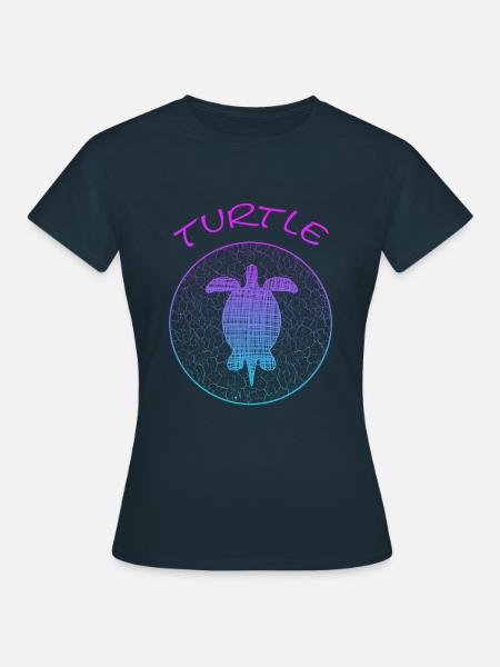 Turtle - Frauen T-Shirt - Navy