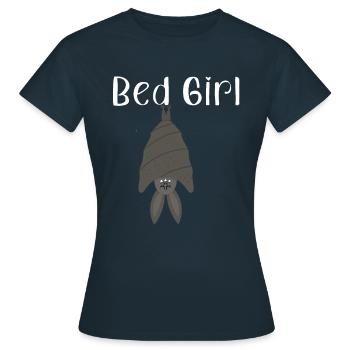 Pyjama pyjama pyjama chauve-souris Bedgirl - T-shirt Femme - marine - Devant - AI Model Female 172 dark (172cm)