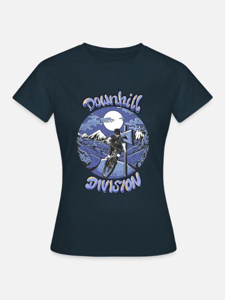 Down hill - Frauen T-Shirt - Navy