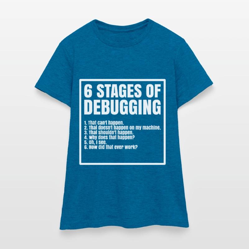 Informatik Programmierer Coder C++ Html Frauen T-Shirt
