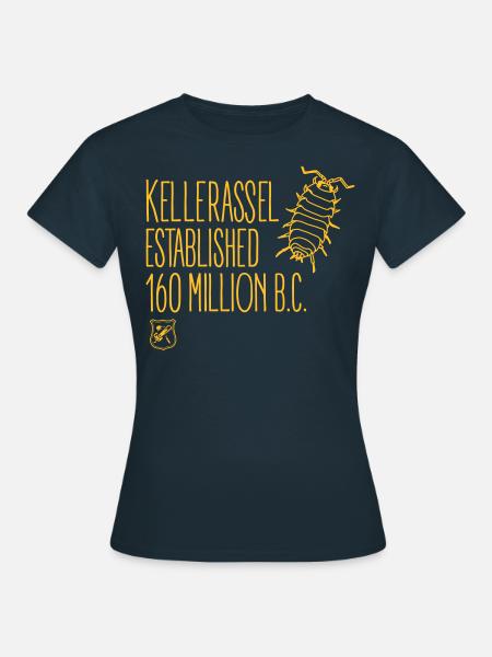 Kellerassel - Frauen T-Shirt - Navy