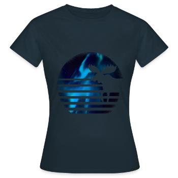 élan - T-shirt Femme - marine - Devant - AI Model Female 172 dark (172cm)