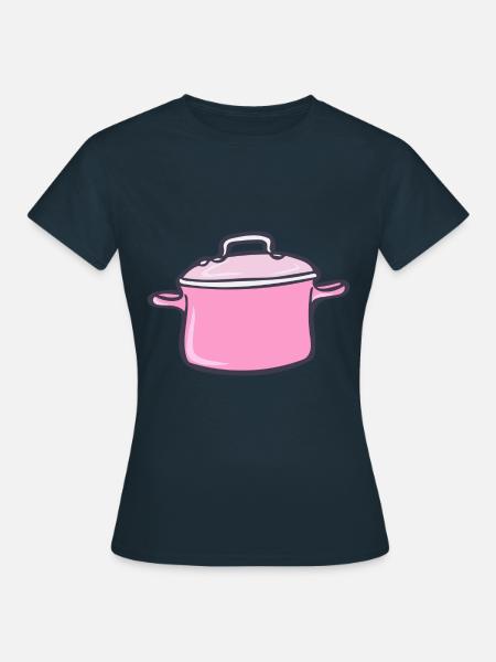 Topf - Frauen T-Shirt - Navy