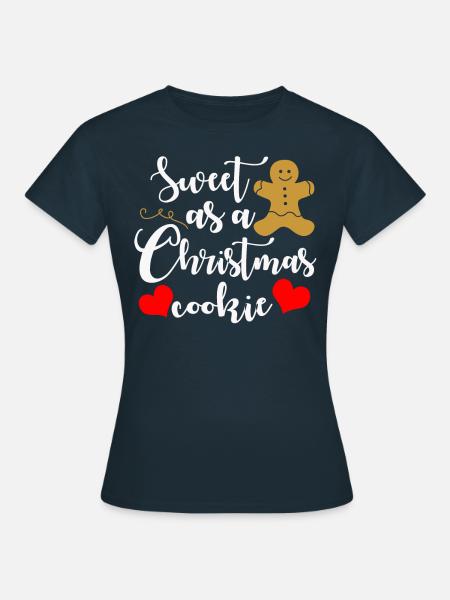 Lebkuchenmann - Frauen T-Shirt - Navy