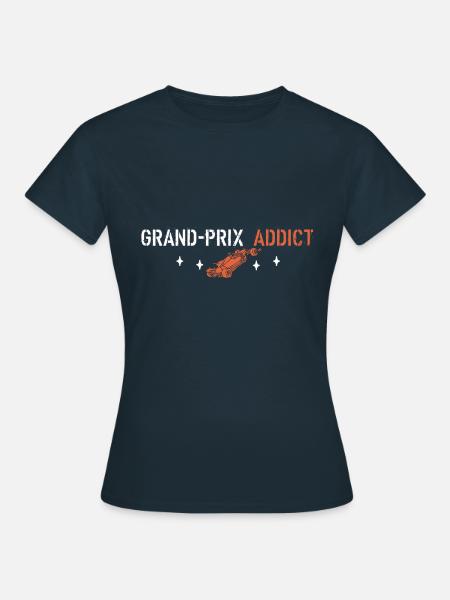 Grand-Prix-Süchtiger - Frauen T-Shirt - Navy