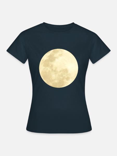 Mond - Frauen T-Shirt - Navy