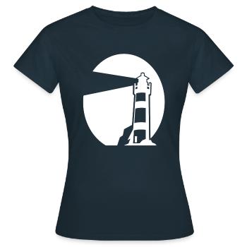 phare - T-shirt Femme - marine - Devant - AI Model Female 172 dark (172cm)
