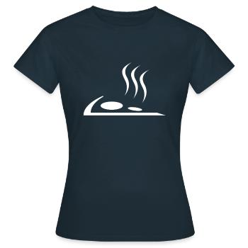 Pizza Pizza - T-shirt Femme - marine - Devant - AI Model Female 172 dark (172cm)