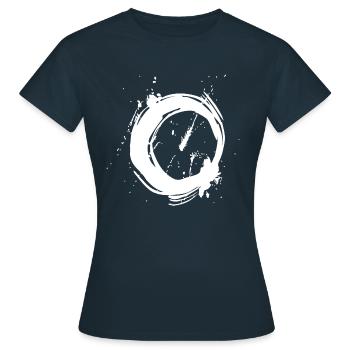 Cercle de cercle - T-shirt Femme - marine - Devant - AI Model Female 172 dark (172cm)