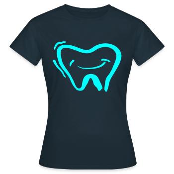 Dent - T-shirt Femme - marine - Devant - AI Model Female 172 dark (172cm)