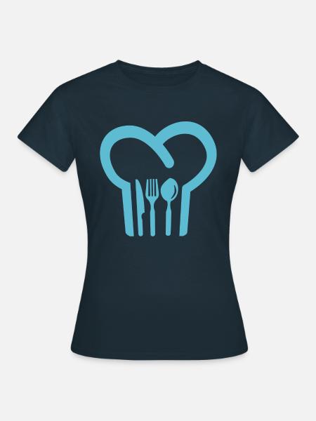 Kochmütze - Frauen T-Shirt - Navy