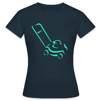 Tondeuses à gazon - T-shirt Femme - marine - Devant - AI Model Female 172 dark (172cm)