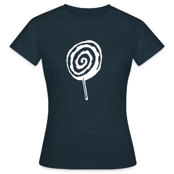 Sucette - T-shirt Femme - marine - Devant - AI Model Female 172 dark (172cm)
