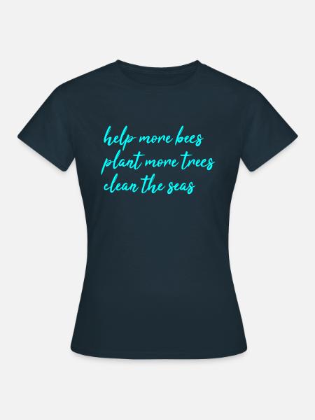 Naturschutz - Frauen T-Shirt - Navy
