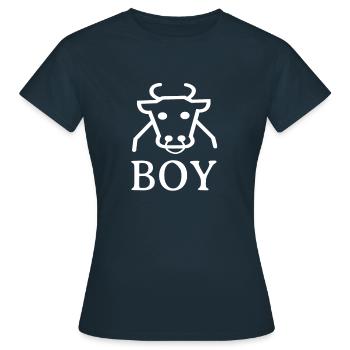 Cowboy - T-shirt Femme - marine - Devant - AI Model Female 172 dark (172cm)
