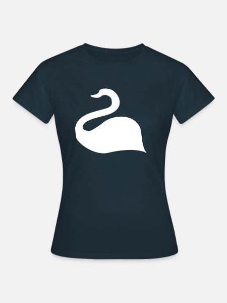 SCHWAN - Frauen T-Shirt - Navy
