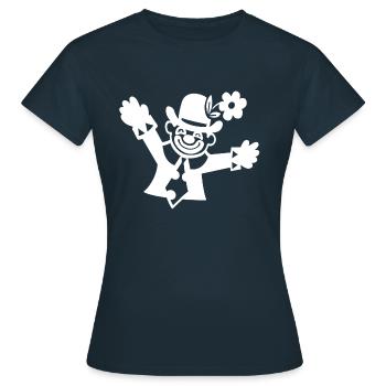 CLOWN - T-shirt Femme - marine - Devant - AI Model Female 172 dark (172cm)