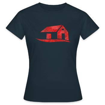 Haus - Frauen T-Shirt - Navy - Vorne - AI Model Female 172 dark (172cm)