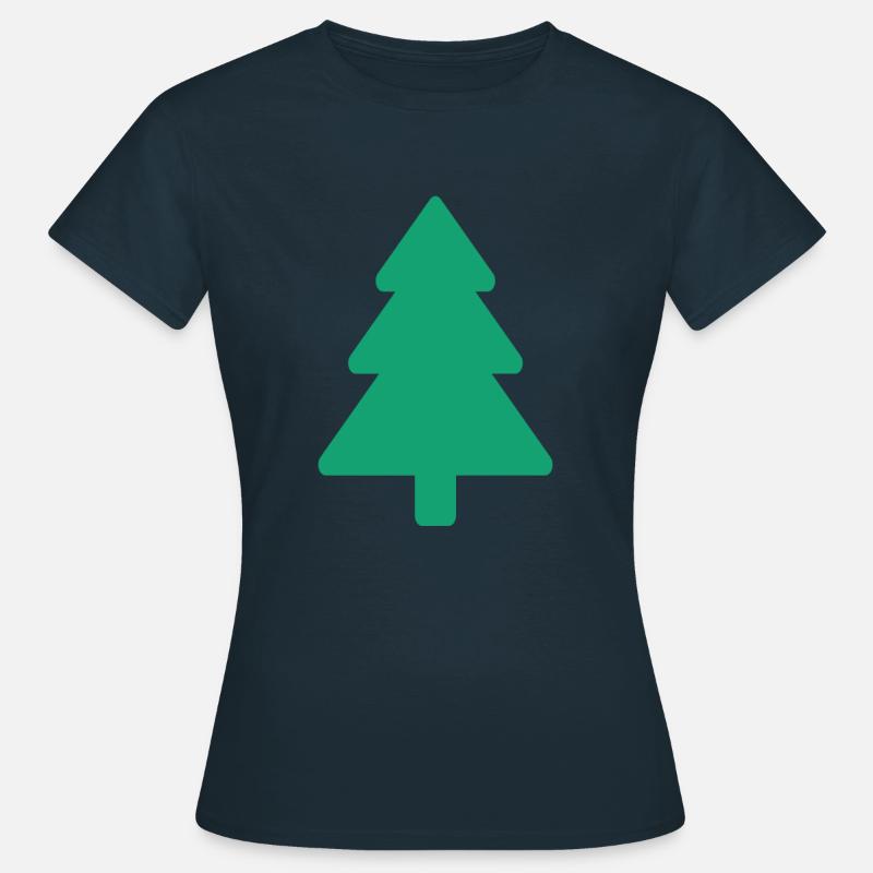 Christmas tree - Women's T-Shirt - navy