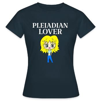 AMANT PLÉIADIEN - T-shirt Femme - marine - Devant - AI Model Female 172 dark (172cm)