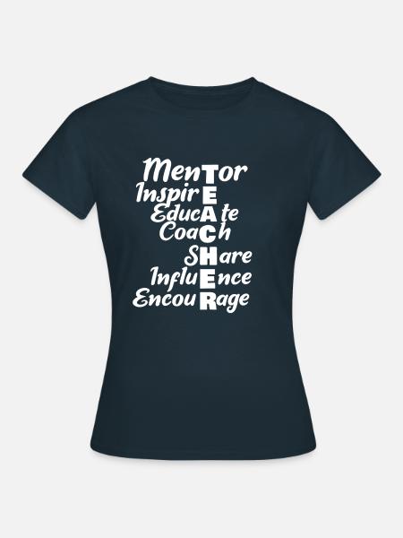 Teacher Mentor - Frauen T-Shirt - Navy