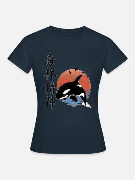 Orca - Frauen T-Shirt - Navy