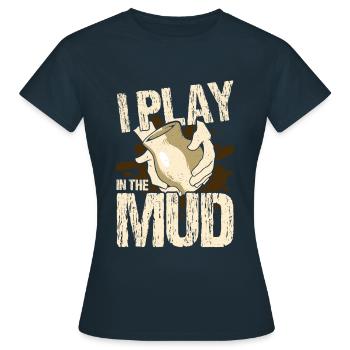 Ceramic Oven Cermaicist Ceramic Clay Oven Pot - Women's T-Shirt - navy - Front - AI Model Female 172 dark (172cm)