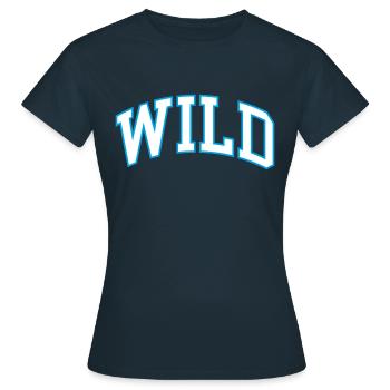 Sauvage - T-shirt Femme - marine - Devant - AI Model Female 172 dark (172cm)